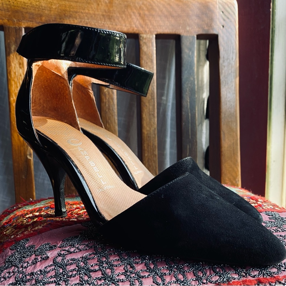 Jeffrey Campbell Patent Leather & Suede Heels Pumps- Size 8